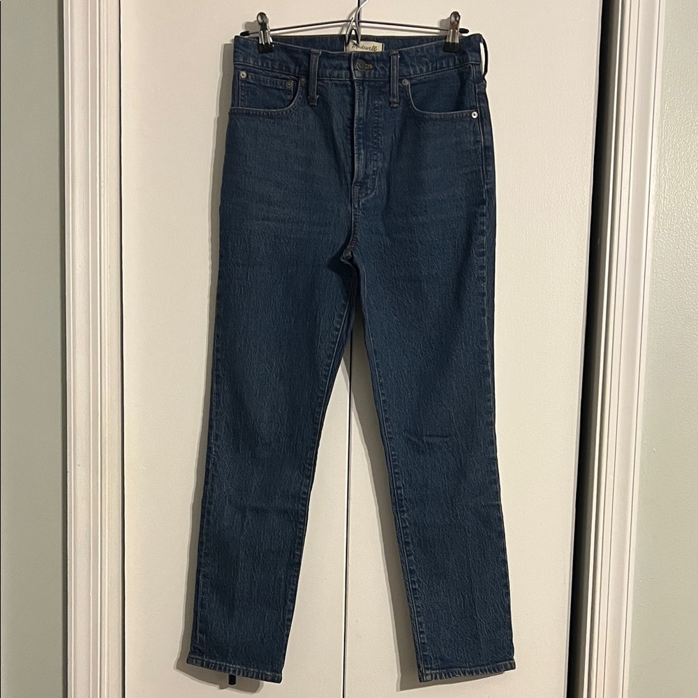 Madewell The Perfect Vintage Jean 27 in Dark Blue